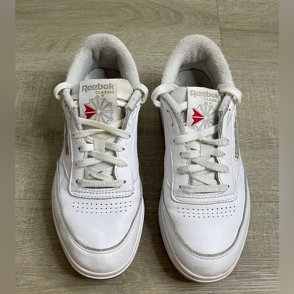 Reebok Club C Extra Platform Sneakers White Gum Sole Women’s 6 - Picture 3 of 13